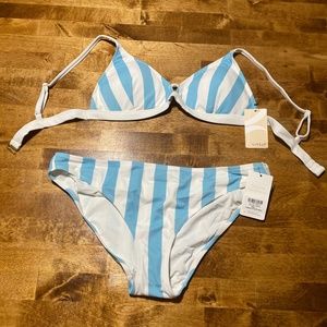 Lively Striped Swimsuit